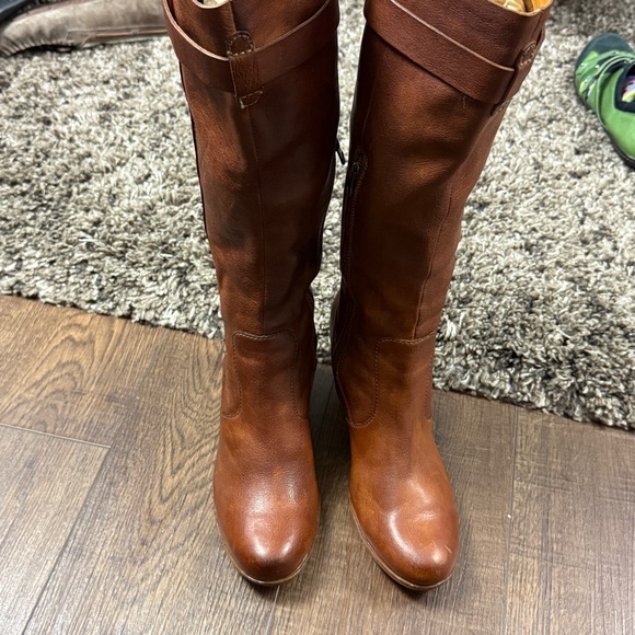 KORK-EASE Shawna Brown Leather Knee-High Boots Size 9 1/2 Women - Picture 7 of 15